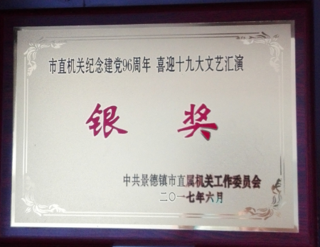 2017年市直机关纪念建党96周年喜迎十九大文艺汇演银奖