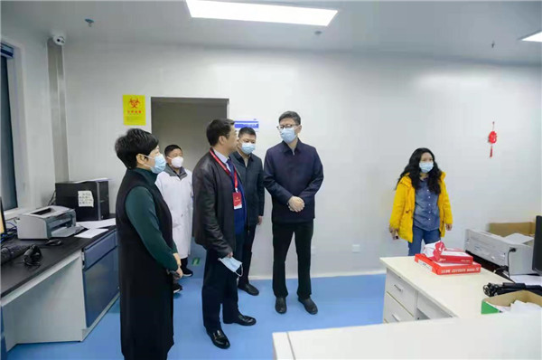 市领导到五院专题调研疫情防控工作