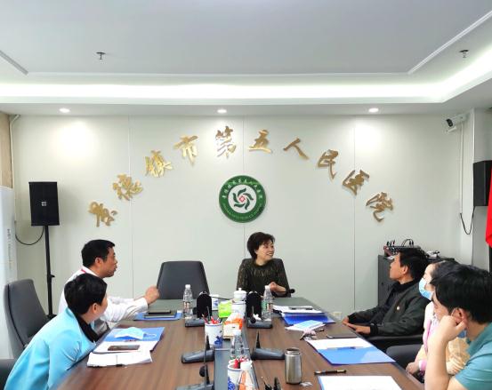 驻景德镇市卫健委纪检监察组莅临市五院开展督导检查工作