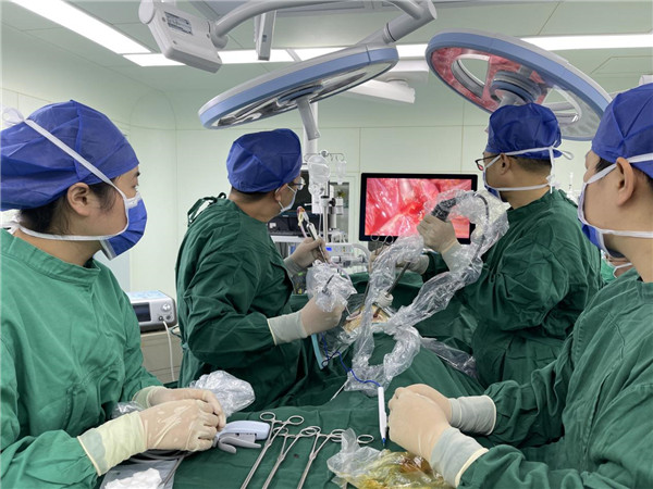 市五院又成功开展一例胸腔镜下肺段切除术