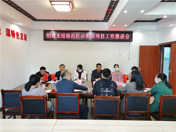 市五院指导推进鲇鱼山镇创建无结核社区示范点项目工作