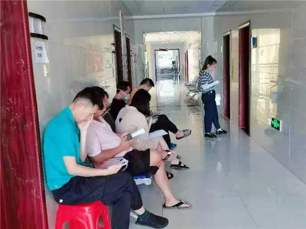 市五院为景德镇正业新能源科技有限公司新入职员工进行健康体检