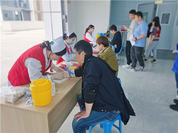 市五院为奥迪威公司开展上门体检工作
