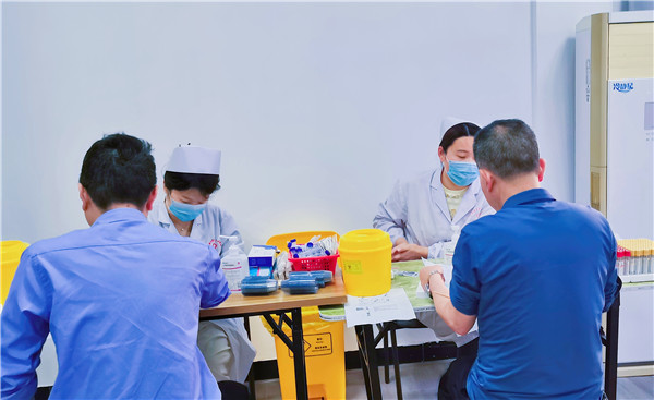 市五院体检科为江西景航航空锻铸有限公司开展个性化健康体检服务