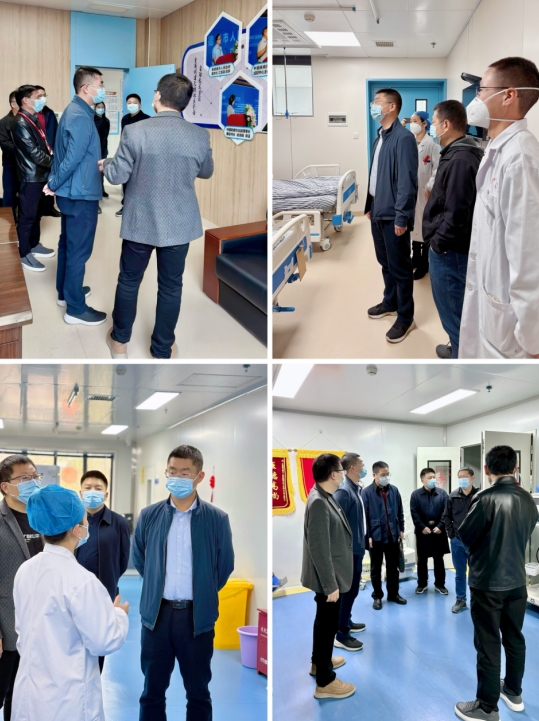 省疾控局深入市五院开展调研指导工作