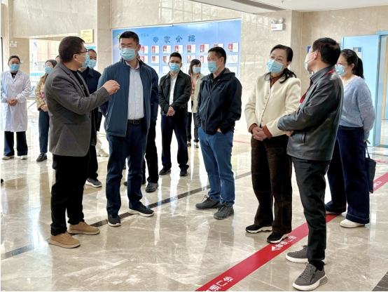 省疾控局深入市五院开展调研指导工作
